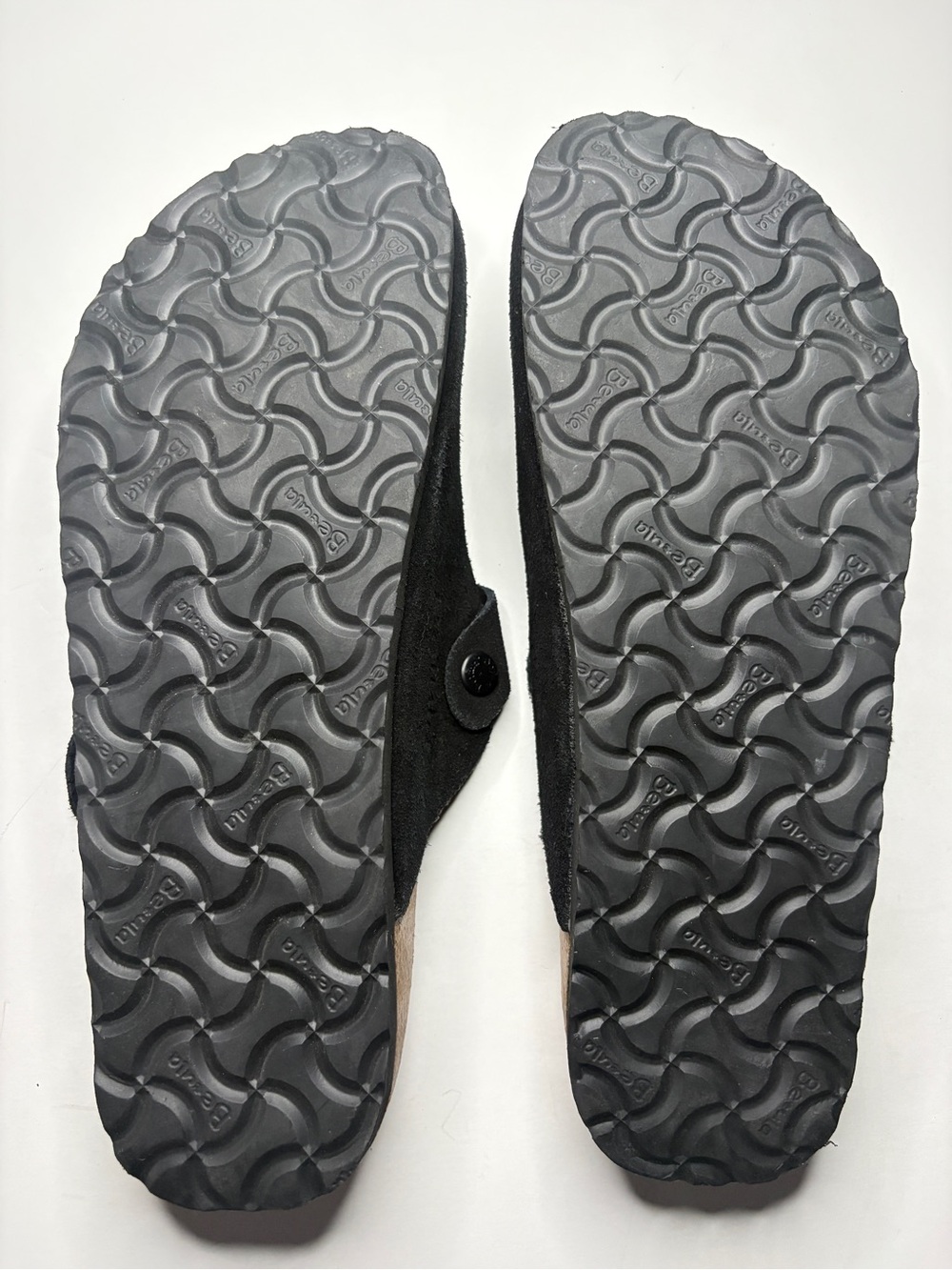 Betula by Birkenstock black suede clogs original fussbett new without box - Picture 7 of 8